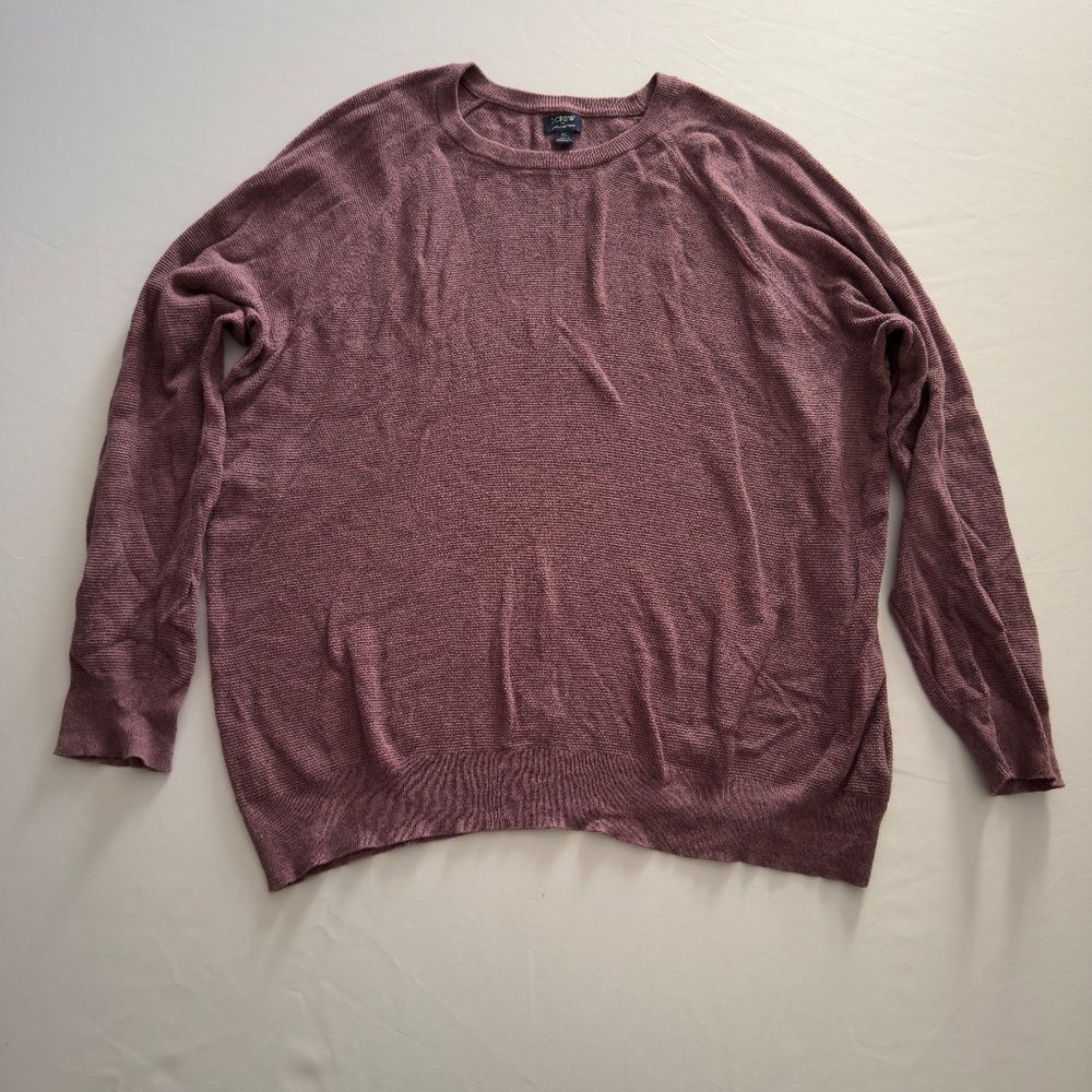 J. Crew Factory Cotton crewneck sweater-tee • size XL • CD617